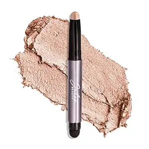 Champagne Shimmer Eyeshadow: Waterproof & Crease-Free