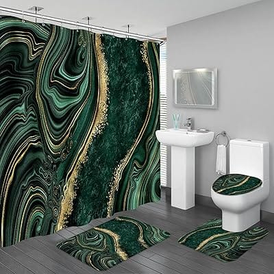 Elegant Marble Bathroom Set for Under $23