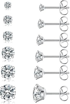 Glamorous Stud Earrings Set for Under $10!