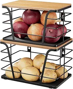 Stylish Stackable Bins for Organized Kitchens