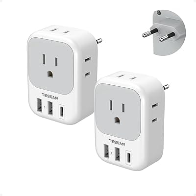 Travel Smart With Europe Adapters for $21.59