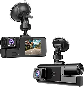 #1 Choice for Car Safety: Dual Dash Cam with Night Vision