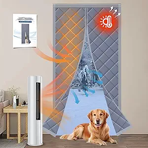 #1 Cozy Door Curtain to Keep Winter Out