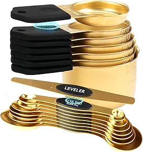 #1 Kitchen Essential: Gold Measuring Set You’ll Love