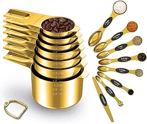 #1 Pick for Precision: Gold Measuring Set
