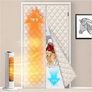 #1 Winter Door Cover to Keep You Cozy