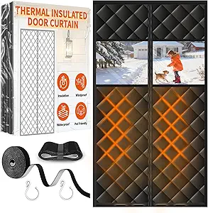 #1 Winter Door Fix: Cozy & Clear Magnetic Curtain