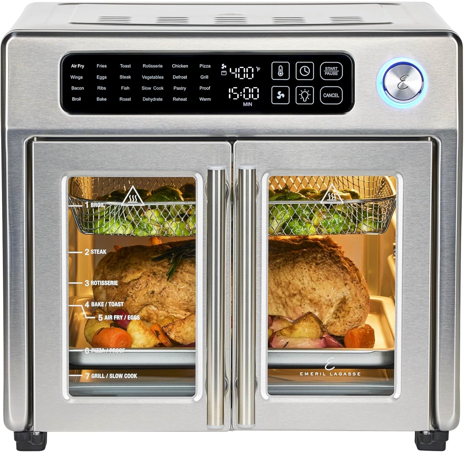 26QT Air Fryer Oven with French Doors