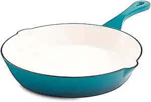 Affordable Elegance: Teal Ombre Cast Iron Skillet