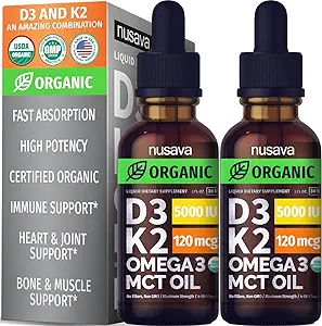 Boost Immunity with Organic D3 K2 Drops
