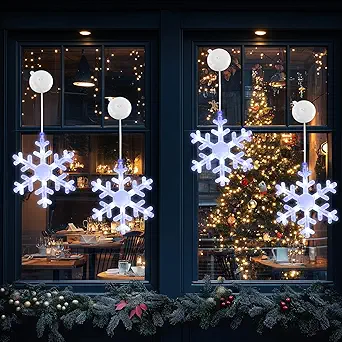 Budget-Friendly Christmas Lights with Suction Cups