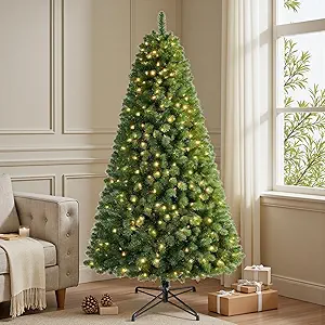 Budget-Friendly Pre-lit Christmas Tree, 4★ Favorite