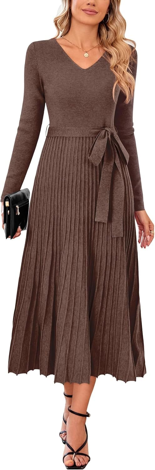 Chic Fall Style: Wool Blend Pleats & Comfort
