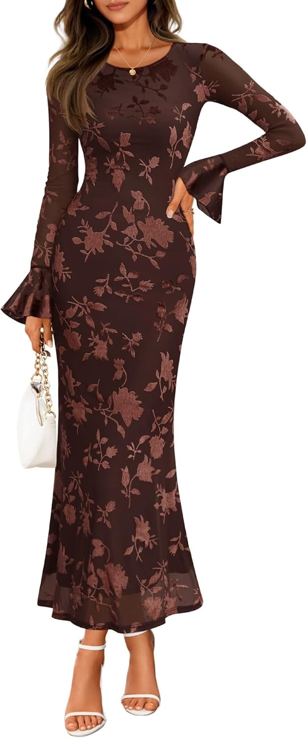Chic Floral Maxi for Wedding Guest Glam