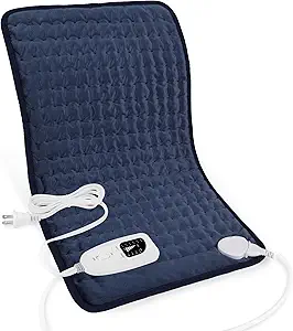 ⭐ Cozy Relief Awaits! Versatile Heating Pad for Every Ache & Pain – Navy Blue, Just $19.99 ⭐