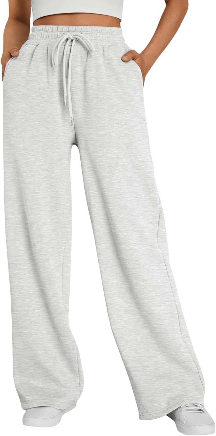 Cozy Wide-Leg Sweatpants Perfect for Fall Travel