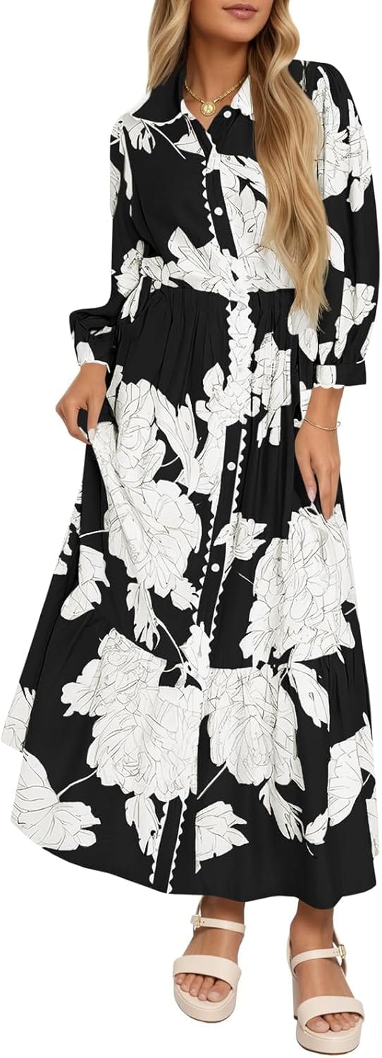 Effortless Elegance: Floral Maxi Dress