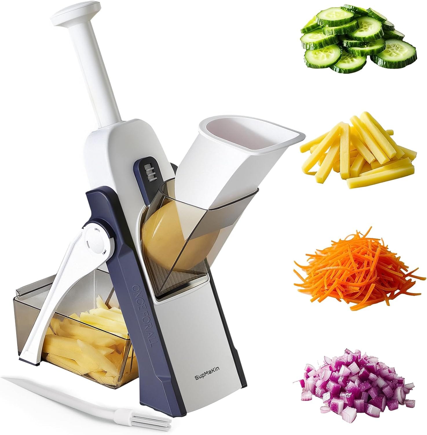 Effortless Veggie Prep with Adjustable Slicer