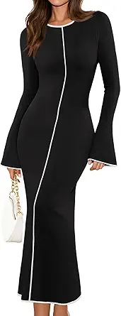 Elegant Fall Knit Dress for Timeless Style