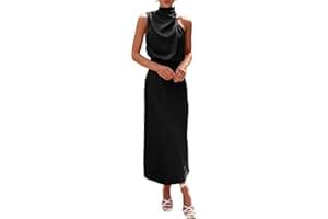 Elegant Summer Satin Dress Under $58!