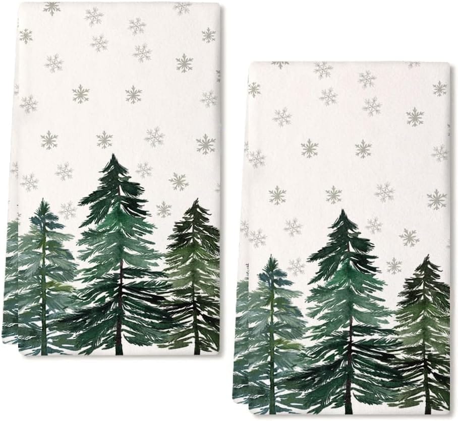 Festive Kitchen Towels for Charming Christmas Decor