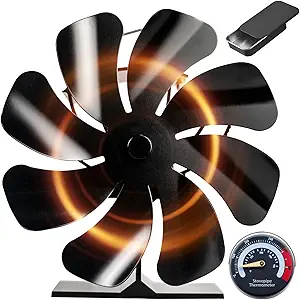 Must-Have $23.99 Heat-Powered 8-Blade Stove Fan