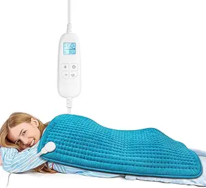 ✨ Say Goodbye to Aches with the Extra Large FluffyWarmth Electric Heating Pad, at just $33.99!