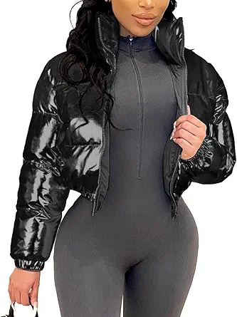 Shine Bright with This $42.98 Cropped Puffer!
