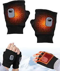 Stay Warm with Rechargeable Fingerless Gloves - $45.69!