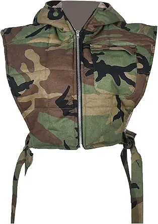 Stylish Cropped Jean Puffer Vest under $37!