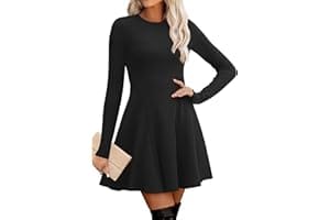 Stylish Ribbed Sweater Dress for $14.99