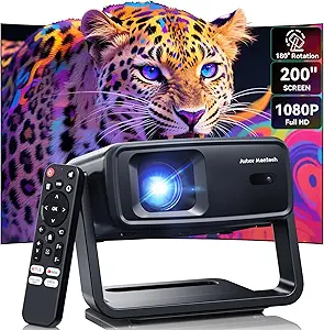 ✨ Transform Any Space into a Cinema with This Versatile 4K WiFi Bluetooth Projector, Now for Just $132.99!