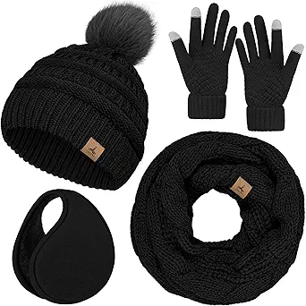 Ultimate Winter Comfort: Stylish Warm Accessories Set
