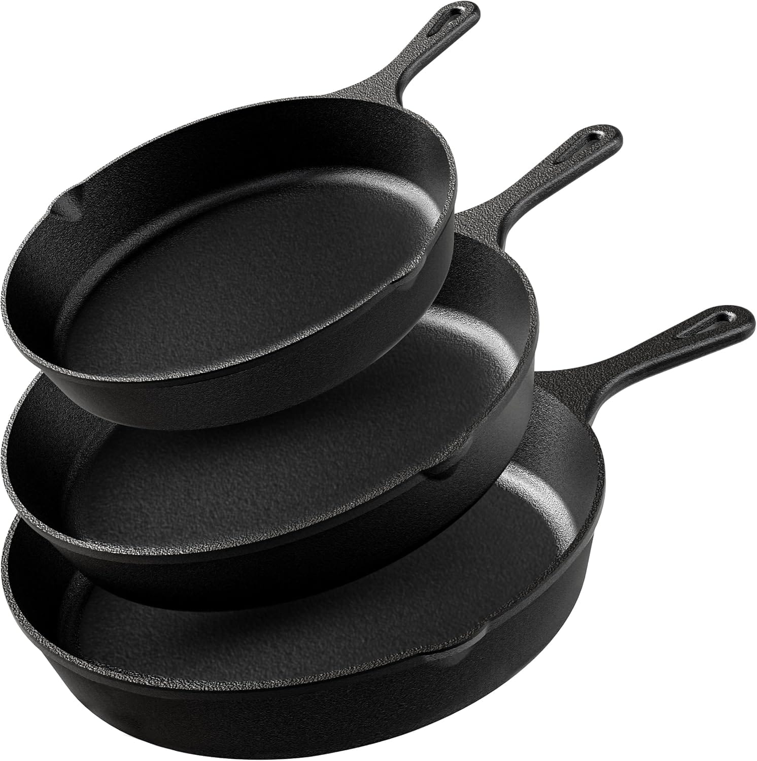 Versatile Cast Iron Skillet Set for Easy Cooking