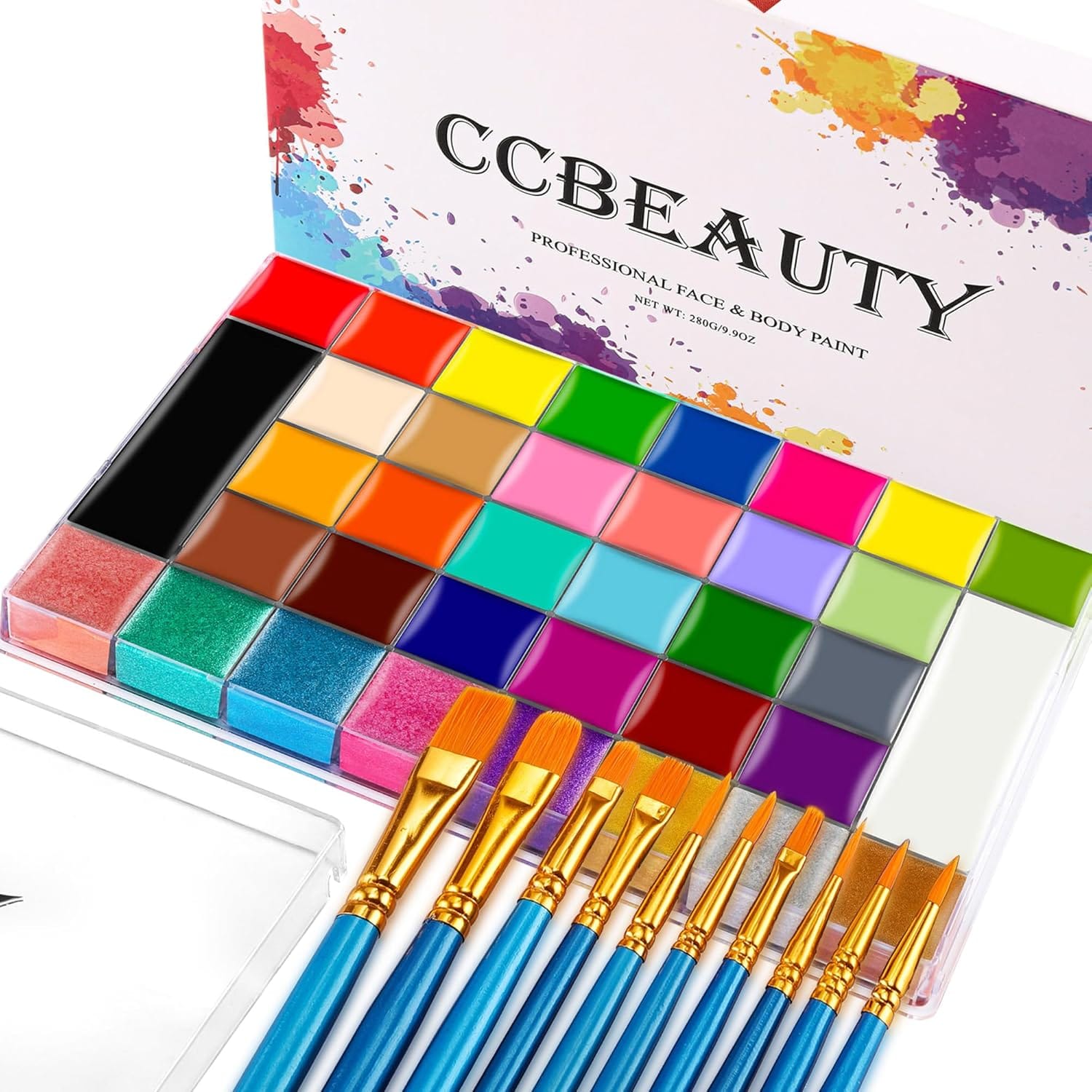 Vibrant Oil-Based Face Paint Kit for $17.07