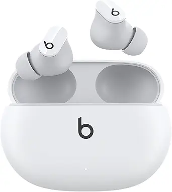 Premium White Beats Studio Buds for All-Day Comfort