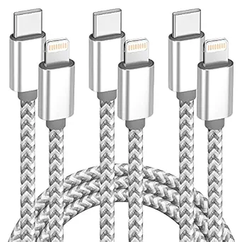 Durable, Nylon-Braided Lightning Cables, Under $7