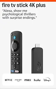 Fire TV Stick 4K Plus: Endless Entertainment Awaits