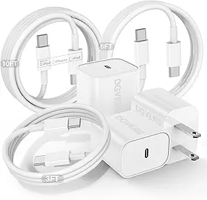 Versatile 3-Pack Chargers for Home or Travel