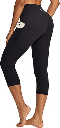 Feel Confident in Comfy Yoga Capris with Pockets